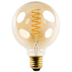 Fantasia E27 LED Globe Spiral G95 5W Amber 2200K Dimbaar