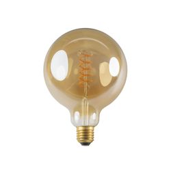 Fantasia E27 LED Globe Spiral G125 5W Amber 2200K Dimbaar