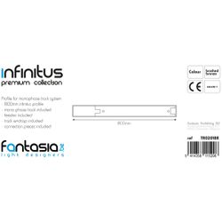 Fantasia INFINITUS Profiel + 1F track 1,8m brons + accesoires