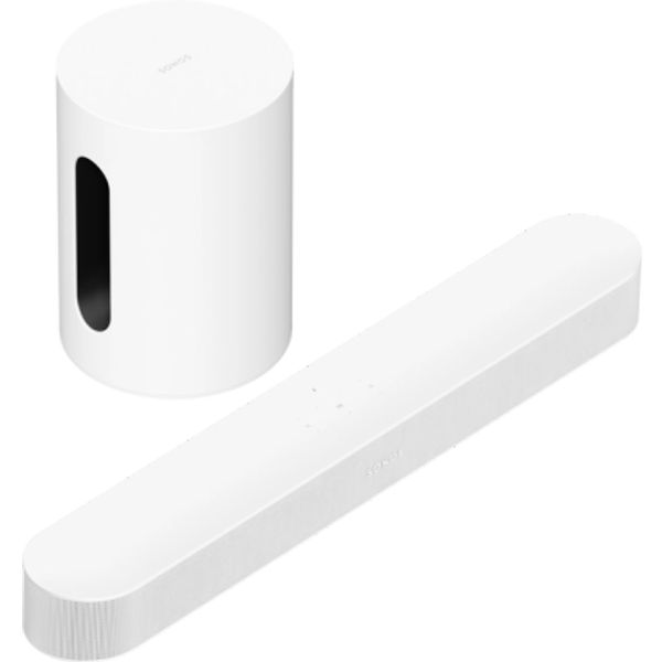 Entertainmentset Beam (Gen 2) + Sub mini Wit Sonos