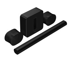 Ultieme meeslepende set Arc + Sub + 2x Era 300 Black Sonos