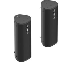 Adventure Set 2x Roam Zone Player Shadow Black Sonos