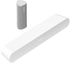 Set voor 2 kamers Ray + Roam White Sonos