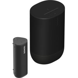 Sonos Draagbare Set Move2 + Roam Black 