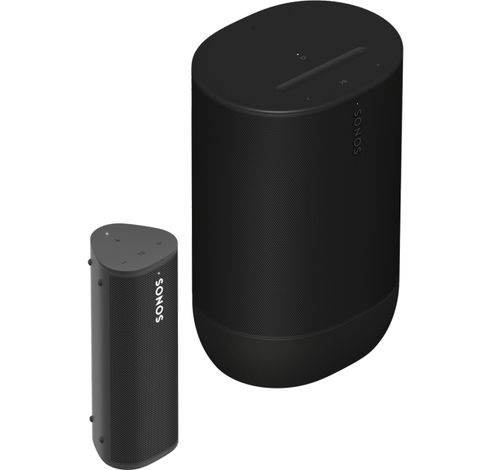 Draagbare Set Move2 + Roam Black  Sonos