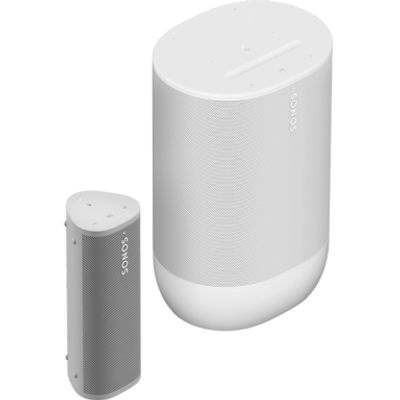 Draagbare Set Move2 + Roam White Sonos