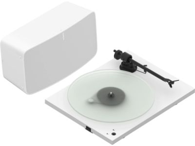 Platenspelerset Five + Pro-Ject White