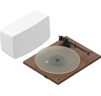 Platenspelerset Five + Pro-Ject Walnut 