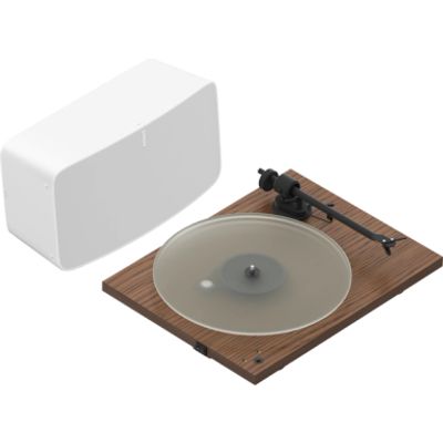 Platenspelerset Five + Pro-Ject Walnut  Sonos