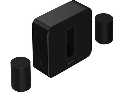 Premium Home Cinema Aanvulset Sub (gen3) + 2x Era 100 Black