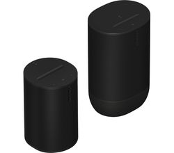 Indoor/outdoorset Era 100 + Move 2 Black Sonos