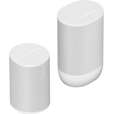 Indoor/outdoorset Era 100 + Move 2 white Sonos