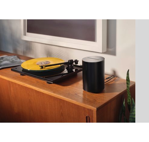 Essentiële platenspelerset Era 100 + lijningangsadapter + platenspeler Zwart  Sonos