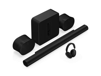 Premium persoonlijke entertainmentset met Arc Ultra + Ace + Sub 4 + 2xEra 300 Zwart