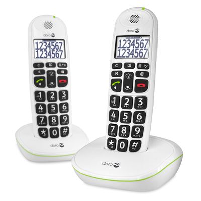 PhoneEasy 110 Duo Wit Doro