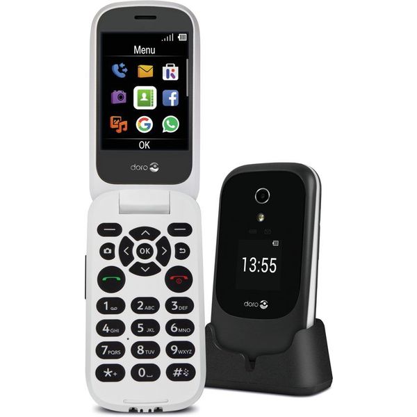 Doro 6060 Klaptelefoon  Zwart