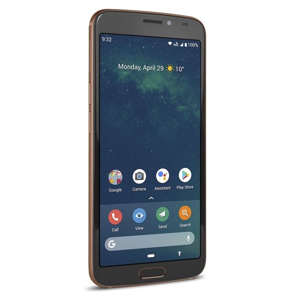 Doro 8080 Smartphone 4G (Zwart-Koper)