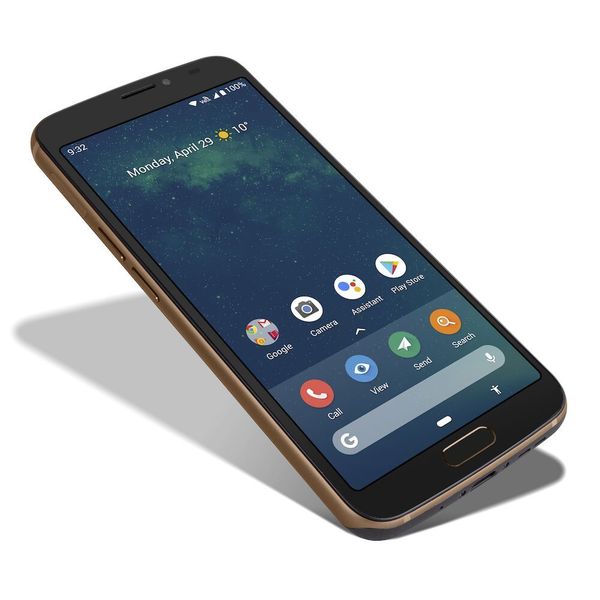 Doro 8080 Smartphone 4G (Zwart-Koper)