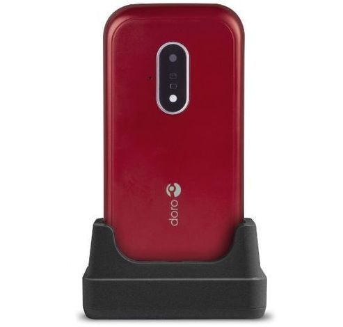 7030 Klaptelefoon 4G (Rood-Wit)  Doro