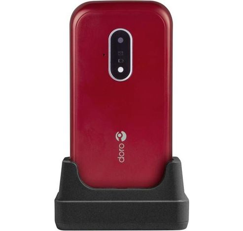 7030 Klaptelefoon 4G (Rood-Wit)  Doro