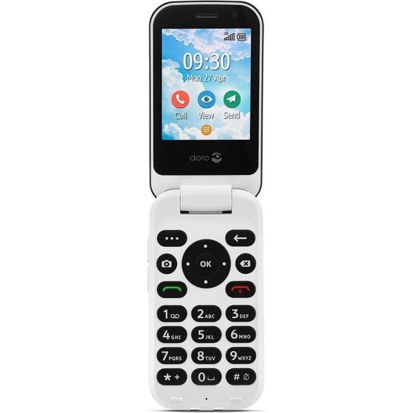 Doro 7080 Telefoon Zwart-Wit