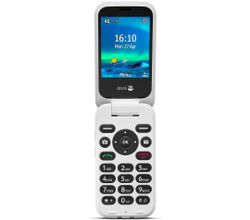 6820 Eenvoudige Klaptelefoon 4G (Zwart-Wit) Doro