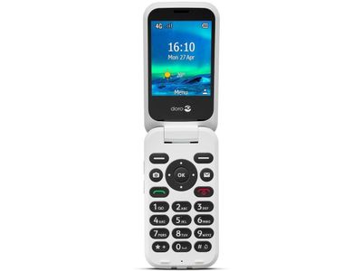 6820 Eenvoudige Klaptelefoon 4G (Zwart-Wit)