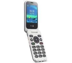 6880 Eenvoudige Klaptelefoon 4G (Zwart-Wit) Doro