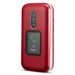 Doro 6880 Eenvoudige Klaptelefoon 4G (Rood-Wit)