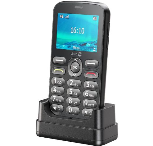 1880 Eenvoudige Senioren GSM 4G Zwart  Doro