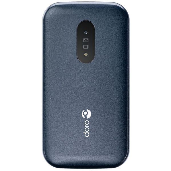 Doro 2820 Gebruiksvriendelijke mobiele 4G-telefoon met groot beeldscherm blauw/wit