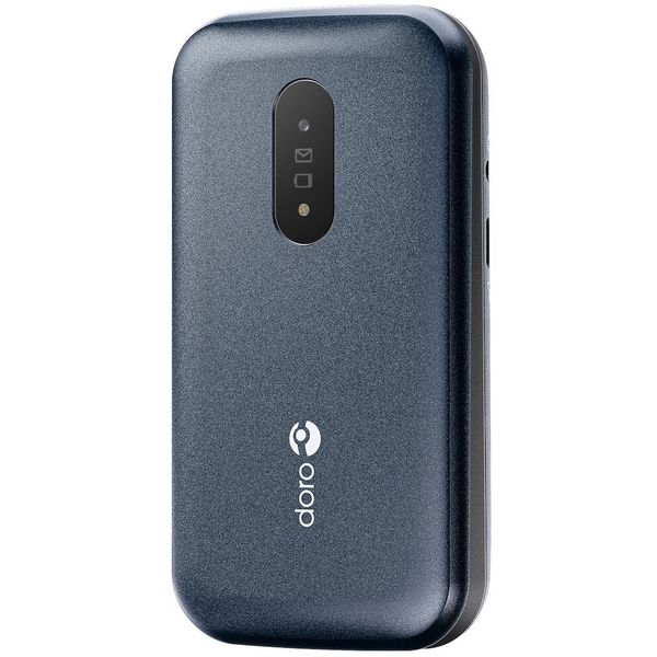 Doro 2820 Gebruiksvriendelijke mobiele 4G-telefoon met groot beeldscherm blauw/wit