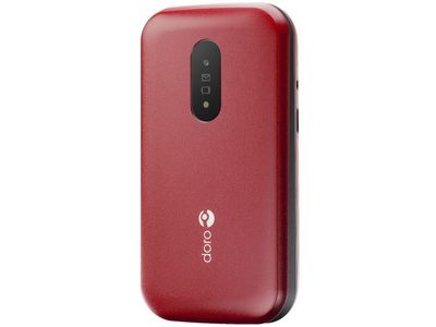 2820 Gebruiksvriendelijke mobiele 4G-telefoon met groot beeldscherm rood/wit