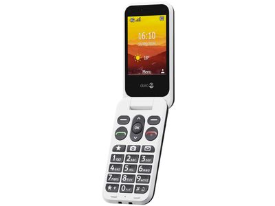 Leva 20 Eenvoudige senioren klaptelefoon - 4G (Zwart-Wit)