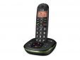 PhoneEasy 105wr - Single DECT telefoon - Antwoordapparaat - Zwart