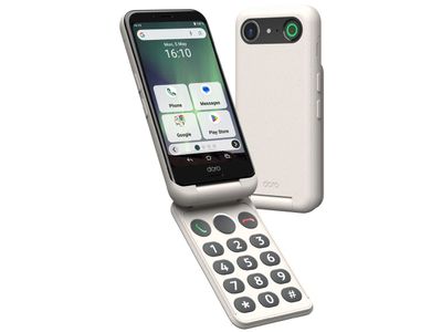 Doro aurora a20 smartflipphone bone whit