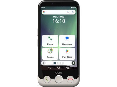 Doro aurora a10 smartphone bone white