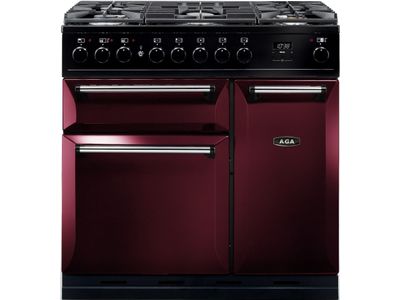 Masterchef Deluxe 90 Dual Fuel Cranberry