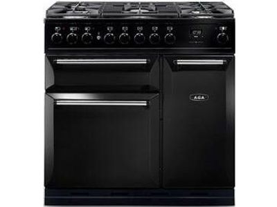 Masterchef Deluxe 90 Dual Fuel Zwart