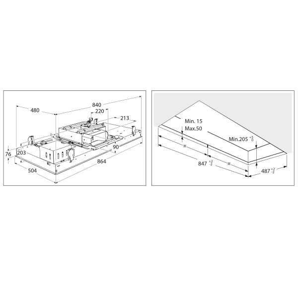 CU902511RM AFZUIGKAP CONNECTED ATA 