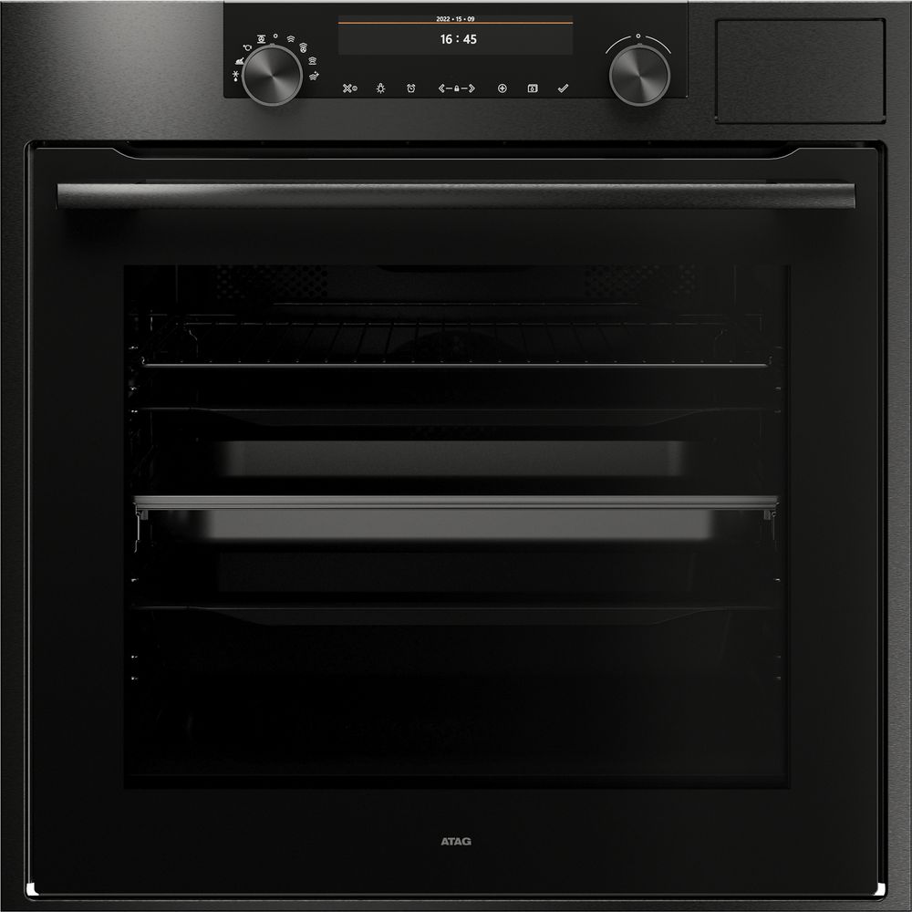 Atag Stoomoven Combi-stoomoven Black Steel met groot kleurendisplay CS66121D