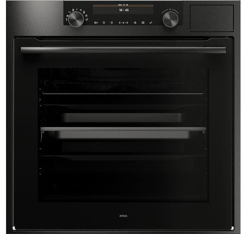 Combi-stoomoven Black Steel met groot kleurendisplay CS66121D  Atag