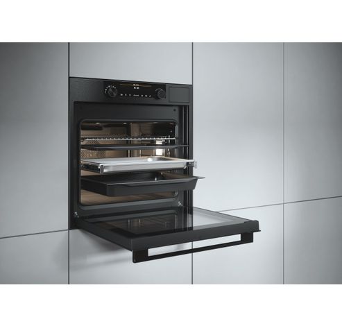 Combi-stoomoven Black Steel met groot kleurendisplay CS66121D  Atag