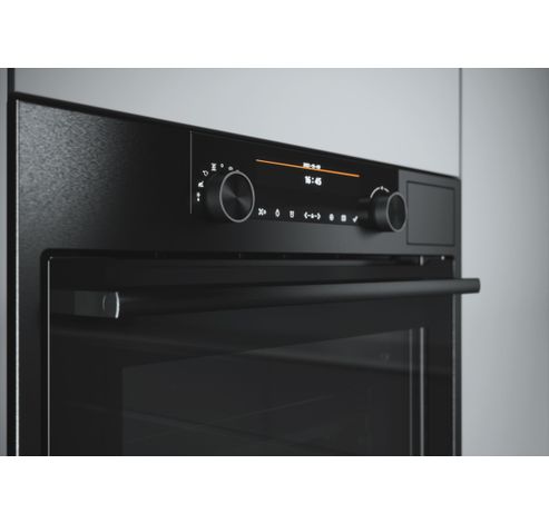 Combi-stoomoven Black Steel met groot kleurendisplay CS66121D  Atag