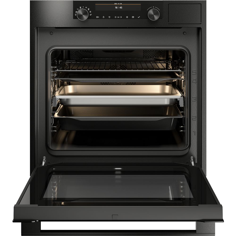 Atag Stoomoven Combi-stoomoven Black Steel met groot kleurendisplay CS66121D