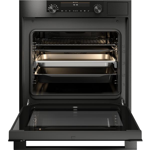 Combi-stoomoven Black Steel met groot kleurendisplay CS66121D 