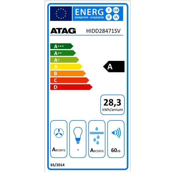 Elevate™ inductiekookplaat met geïntegreerde afzuiging, zwart (83 cm) HIDD28471SV 