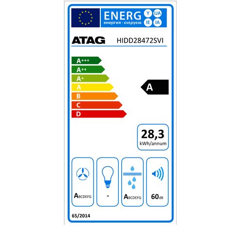 Table de cuisson à induction Elevate™ avec extraction intégrée, encastré noir mat (83 cm) HIDD28472SVI  Atag