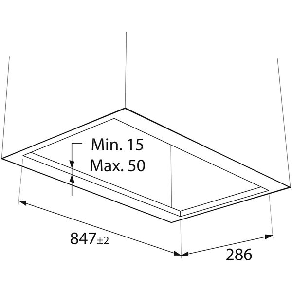 WU9054MG Inbouwunit (90 cm) 