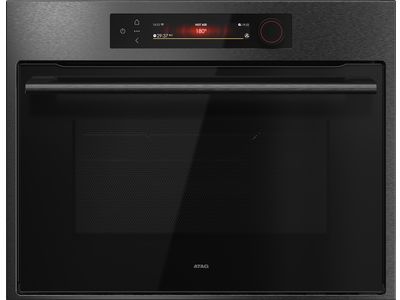 CX8412D Oven met magnetron Black Steel (45 cm)